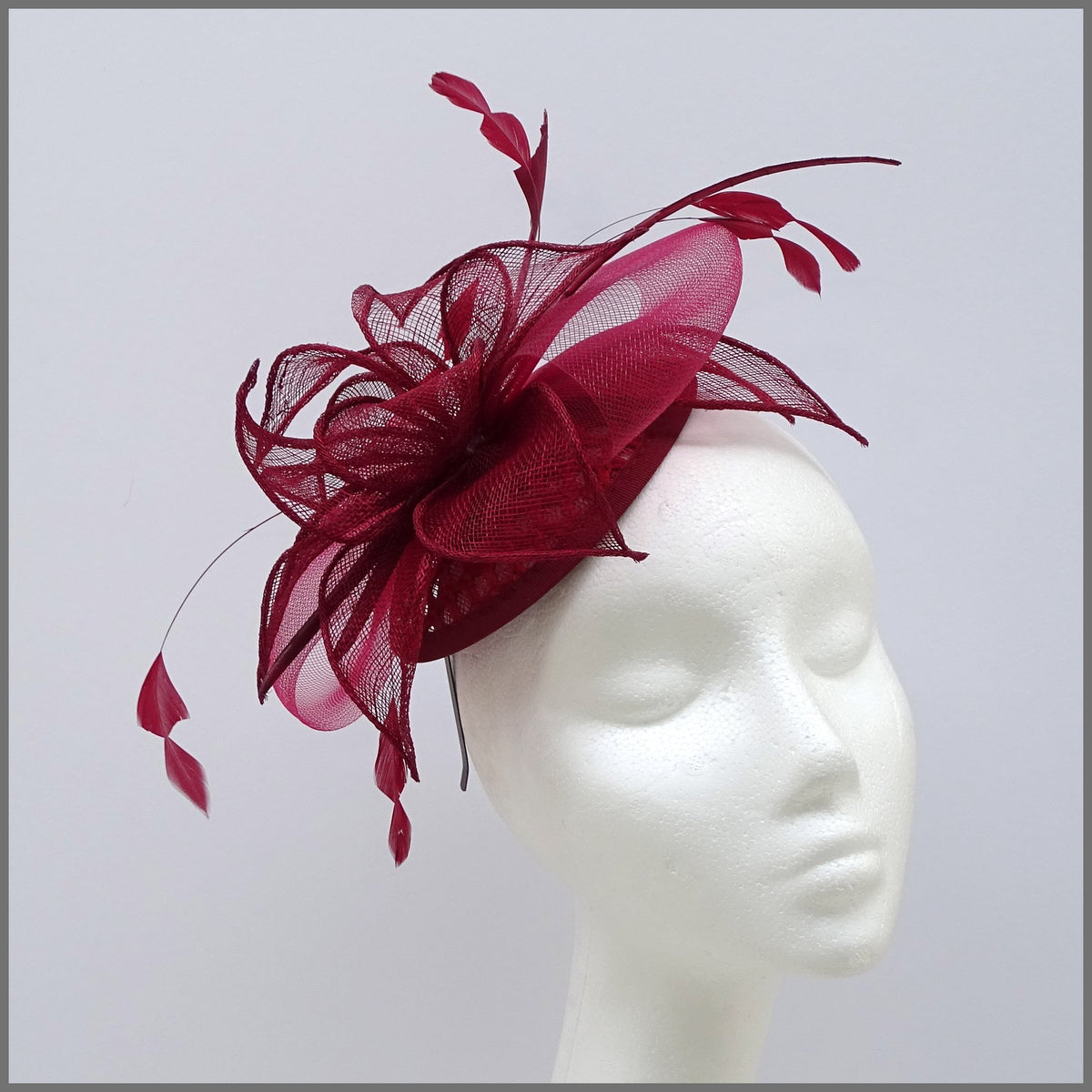 Wine coloured hot sale wedding hats