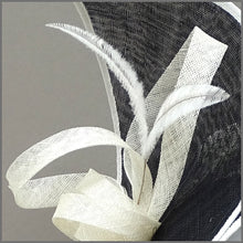 Load image into Gallery viewer, Races Double Layered Hatinator in Black &amp; Ivory