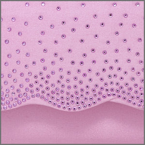 Women's Candy Pink Satin Clutch Bag with Diamanté