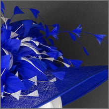 Load image into Gallery viewer, Miranda Hat - Cobalt Blue &amp; White