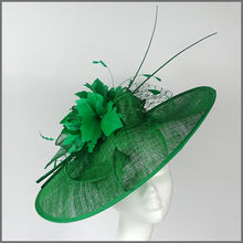 Load image into Gallery viewer, Chelsea Disc Fascinator - Green