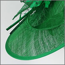 Load image into Gallery viewer, Chelsea Disc Fascinator - Green