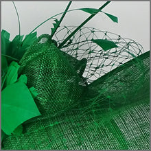 Load image into Gallery viewer, Chelsea Disc Fascinator - Green