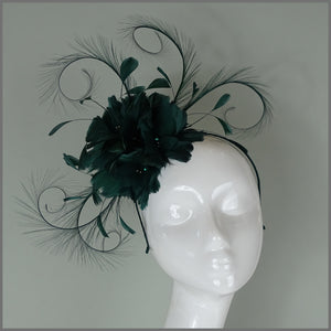 Remi Fascinator - Emerald Green