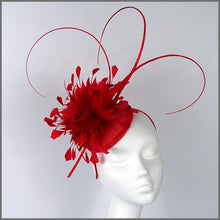 Load image into Gallery viewer, Keira Fascinator - Red
