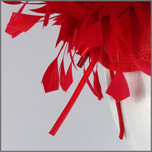 Load image into Gallery viewer, Keira Fascinator - Red