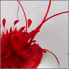 Load image into Gallery viewer, Keira Fascinator - Red