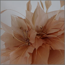 Load image into Gallery viewer, Jinny Disc Fascinator - Rose Gold