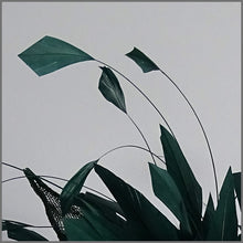 Load image into Gallery viewer, Breanna Fascinator - Emerald Green