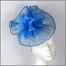 Load image into Gallery viewer, Tori Disc Fascinator - Azure Blue
