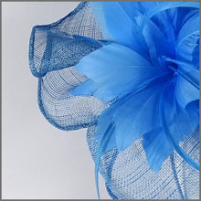 Load image into Gallery viewer, Tori Disc Fascinator - Azure Blue