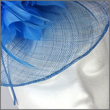 Load image into Gallery viewer, Tori Disc Fascinator - Azure Blue