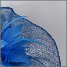 Load image into Gallery viewer, Tori Disc Fascinator - Azure Blue