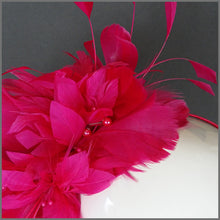 Load image into Gallery viewer, Bethany Fascinator - Fuschia Pink