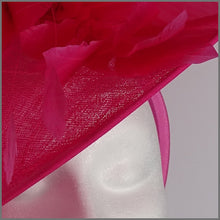 Load image into Gallery viewer, Anita Disc Fascinator - Hot Pink