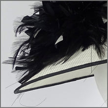 Load image into Gallery viewer, Noelle Hat - Ivory &amp; Black