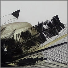 Load image into Gallery viewer, Noelle Hat - Ivory &amp; Black