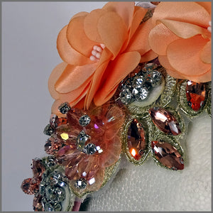 Mila Headband Fascinator - Light Coral