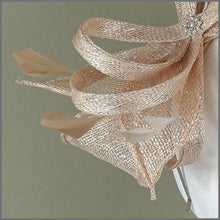 Load image into Gallery viewer, Kendal Fascinator - Pink &amp; Silver