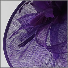 Load image into Gallery viewer, Monique Disc Fascinator - Purple