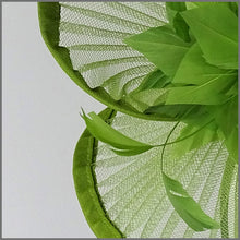 Load image into Gallery viewer, Aliza Disc Fascinator - Sage Green