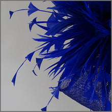 Load image into Gallery viewer, Valentina Fascinator - Cobalt Blue