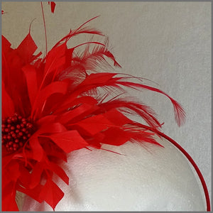 Amy Fascinator - Red