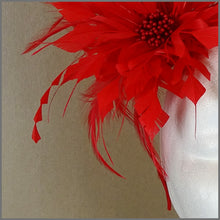 Load image into Gallery viewer, Amy Fascinator - Red