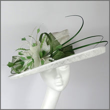 Load image into Gallery viewer, Eden Hat - White &amp; Eden Green