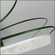 Load image into Gallery viewer, Eden Hat - White &amp; Eden Green