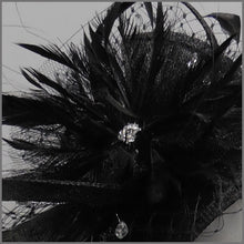 Load image into Gallery viewer, Formal Event Mini Disc Flower Fascinator