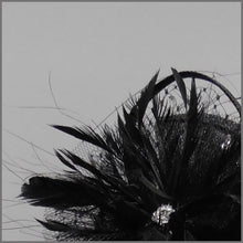 Load image into Gallery viewer, Black Funeral Mini Disc Flower Fascinator