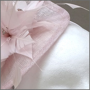 Blush Pink Flower Hatinator for Weddings
