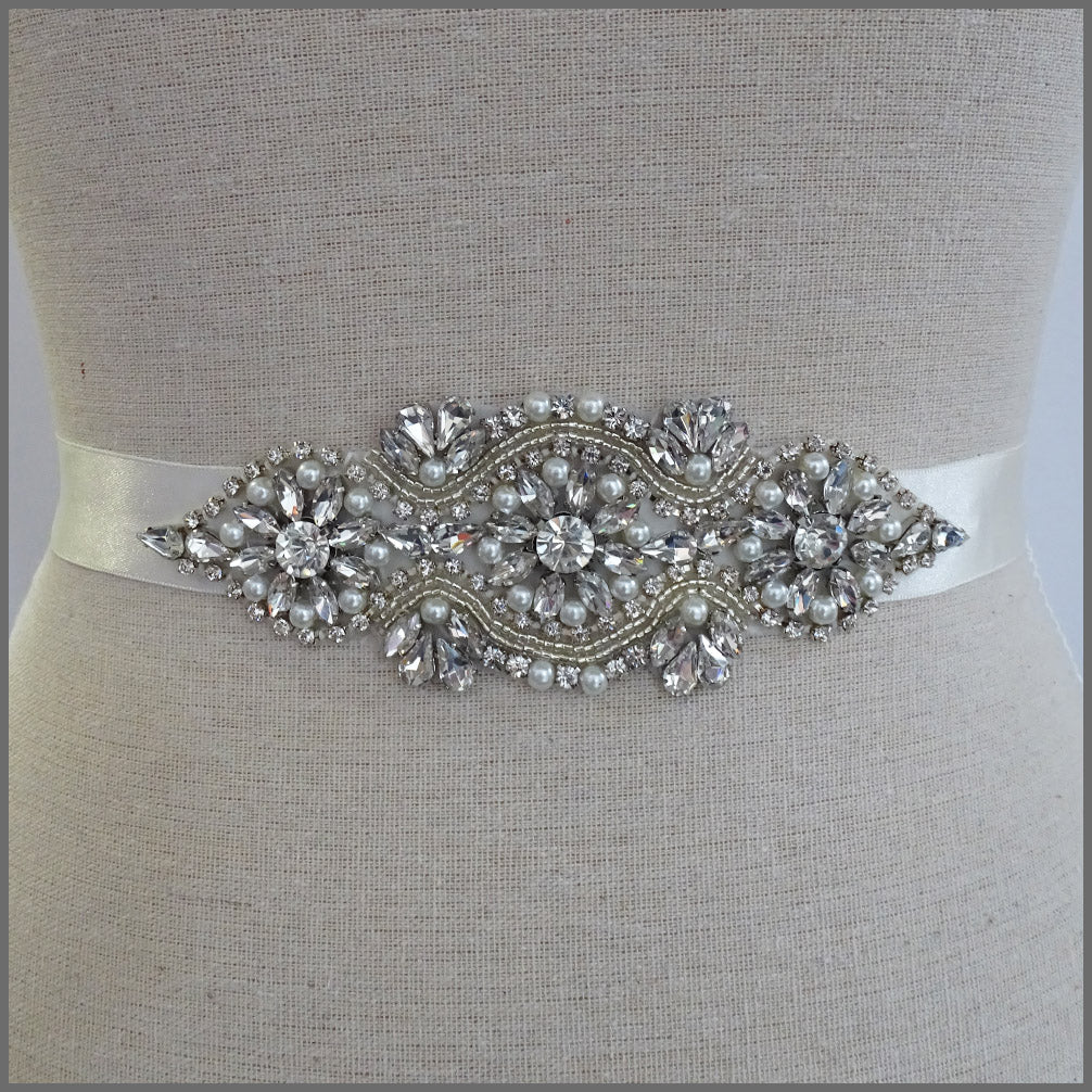 Silver sales sparkly belt