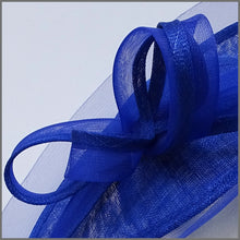 Load image into Gallery viewer, Cobalt Blue Race Day Disc Fascinator Hatinator