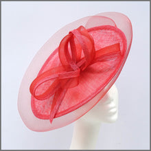 Load image into Gallery viewer, Coral Disc Fascinator Hatinator for Formal Event