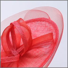 Load image into Gallery viewer, Coral Disc Fascinator Hatinator for Race Day