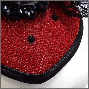 Halloween Red & Black Queen Vampire Headdress