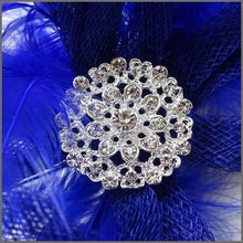 Load image into Gallery viewer, Large Lightweight Fascinator with Diamanté