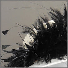 Load image into Gallery viewer, Mother of the Bride Wedding Hat in Ivory &amp; Black