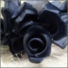Load image into Gallery viewer, Flower Wedding Hat in Silver Grey &amp; Navy