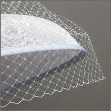 Load image into Gallery viewer, Derby Day Hat in Silver Grey &amp; Navy