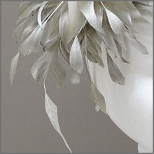 Load image into Gallery viewer, Occasion Feather Fascinator in Champagne Gold on Headband