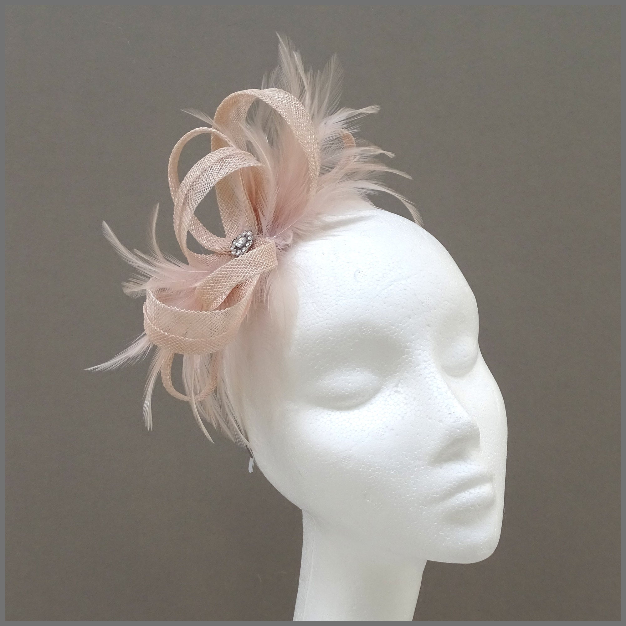 Small Wedding Guest Fascinator in Floss Pink | Jacqui Vale Designs Small Wedding Guest Fascinator in Floss Pink | Jacqui Vale Designs